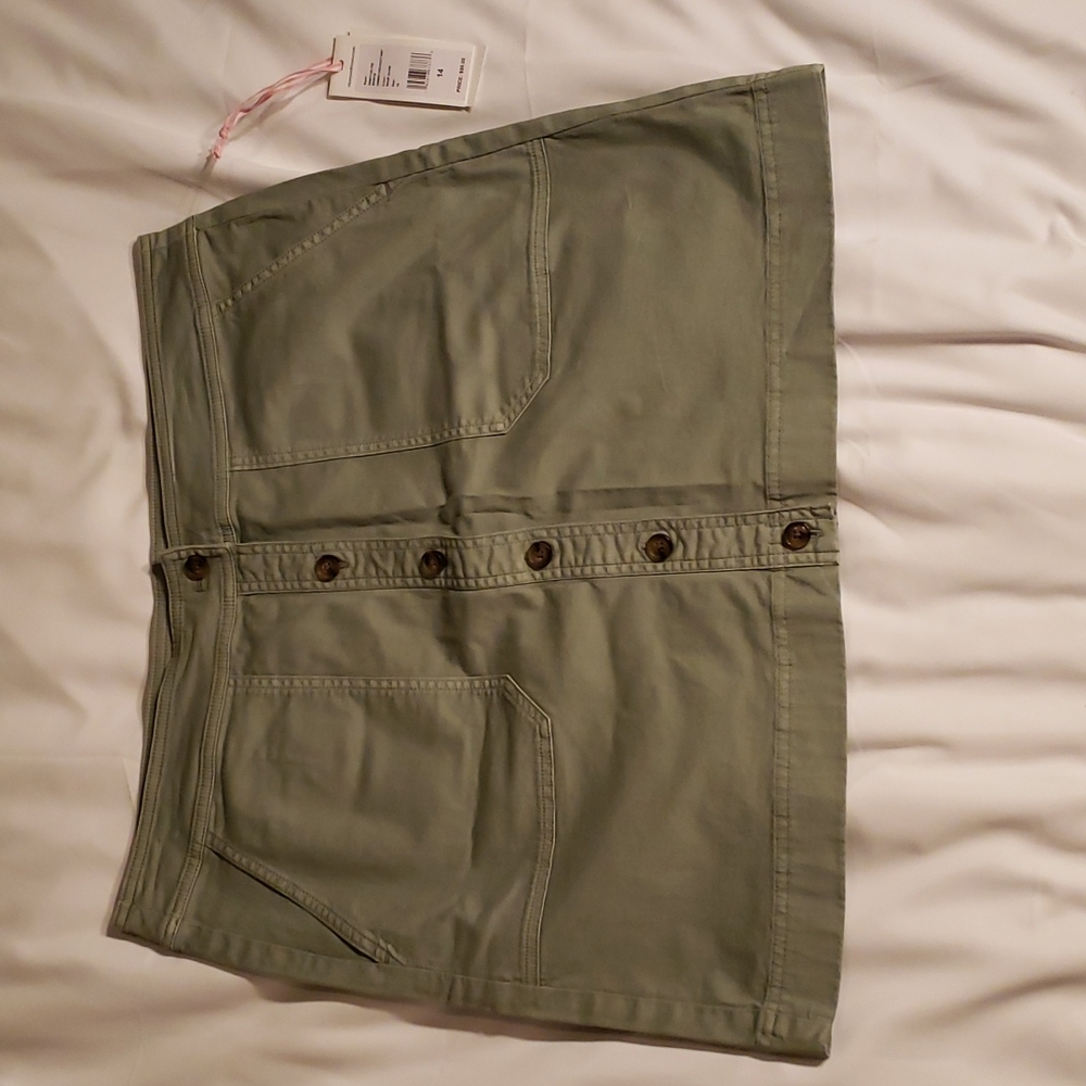 Vineyard Vines Utility Skirt Olive- 14